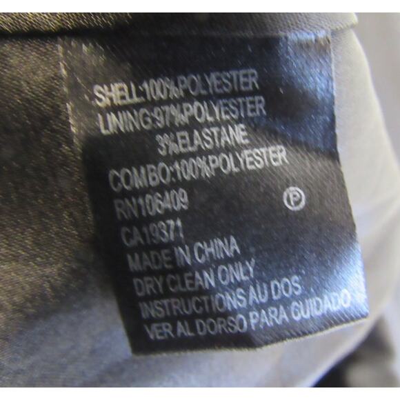 Tahari Floral Embroidered Black Shift Dress Size 12 NWT Wedding Guest - Picture 10 of 10